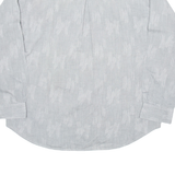 CARLETTI Mens Plain Shirt Grey Long Sleeve L