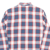 LEE Mens Shirt Blue Check Long Sleeve M