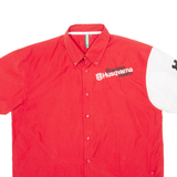 Racing Team Mens Plain Shirt Red L