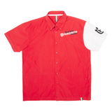 Racing Team Mens Plain Shirt Red L