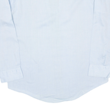 Mens Plain Shirt Blue Long Sleeve M