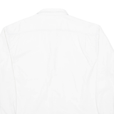 WIDE BOY Mens Corduroy Shirt White Long Sleeve M