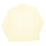 ICE WATER Mens Plain Shirt Yellow Long Sleeve XL