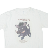 GILDAN Mens T-Shirt White L