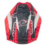 UFO SPORTSWEAR Mens Jersey Red Long Sleeve V-Neck M