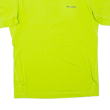 COLUMBIA Mens T-Shirt Green M