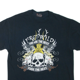 FREI WILD Mens T-Shirt Black L