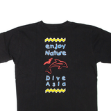 DIRECT EXPORT Dive Asia Mens T-Shirt Black L