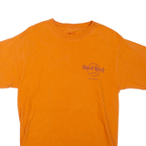 HARD ROCK CAFE Orlando Mens T-Shirt Orange USA M