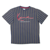 KARL KANI Striped Mens T-Shirt Blue M