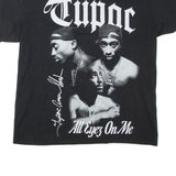 PULL & BEAR Tupac Womens T-Shirt Black S