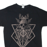 GILDAN In Flames Band Mens T-Shirt Black M