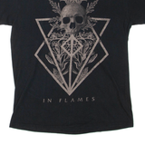 GILDAN In Flames Band Mens T-Shirt Black M