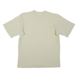 ADIDAS Mens T-Shirt Beige V-Neck M