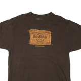 HARD ROCK CAFE Singapore Mens T-Shirt Brown XL