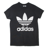 ADIDAS Womens T-Shirt Black UK 10