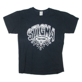 GILDAN Mens T-Shirt Black USA L