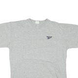 REEBOK Mens T-Shirt Grey M