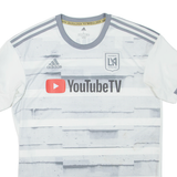 ADIDAS Los Angeles Football Club Mens Football Shirt T-Shirt White USA L