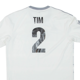 ADIDAS Los Angeles Football Club Mens Football Shirt T-Shirt White USA L