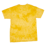THE MOUNTAIN West Virginia University Mens Tie Dye T-Shirt Yellow USA L