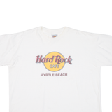 HARD ROCK CAFE Myrtle Beach Mens T-Shirt White 90s USA 2XL