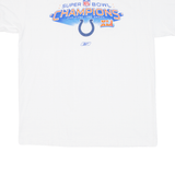 REEBOK Super Bowl Champions. One Game. One Dream Mens T-Shirt White USA XL