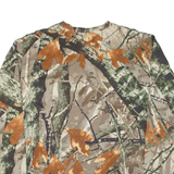 OUTFITTERS RIDGE Camouflage Mens T-Shirt Brown Long Sleeve XL