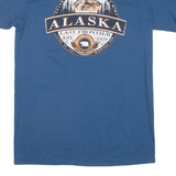 DELTA Alaska Mens T-Shirt Blue USA M