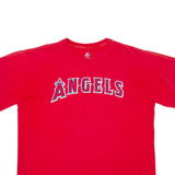 MAJESTIC Angels Mens T-Shirt Red USA XL