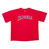 MAJESTIC Angels Mens T-Shirt Red USA XL