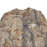 LIBERTY Realtree Camouflage Mens T-Shirt Brown Long Sleeve 3XL