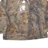 LIBERTY Realtree Camouflage Mens T-Shirt Brown Long Sleeve 3XL