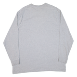 CARHARTT Tall Mens T-Shirt Grey Long Sleeve XL