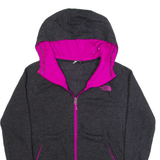 THE NORTH FACE Womens Track Jacket Grey Hooded M