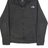 THE NORTH FACE Womens Fleece Jacket Grey Hooded M
