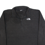 THE NORTH FACE Pullover Mens Fleece Jacket Black XL