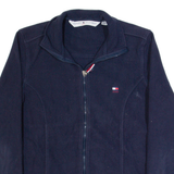 TOMMY HILFIGER Womens Fleece Jacket Blue M