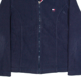TOMMY HILFIGER Womens Fleece Jacket Blue M