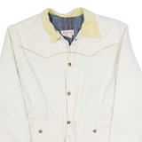 TEX TAN Blanket Lined Womens Chore Jacket Cream 90s M