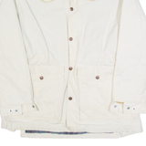 TEX TAN Blanket Lined Womens Chore Jacket Cream 90s M