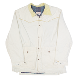 TEX TAN Blanket Lined Womens Chore Jacket Cream 90s M