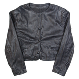 SIP Womens Jacket Black Leather 90s S