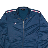 ASICS Mens Track Jacket Blue L