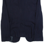 ZARA BASIC Womens Blazer Jacket Blue S