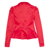 EVE Womens Blazer Jacket Red 90s XS