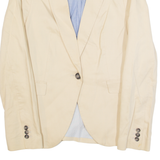 ZARA BASIC Womens Blazer Jacket Cream S