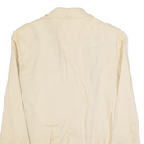 ZARA BASIC Womens Blazer Jacket Cream S