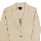 MASSIMO DUTTI Womens Blazer Jacket Beige S