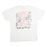 GILDAN VIKAS Mens T-Shirt White Crew Neck L